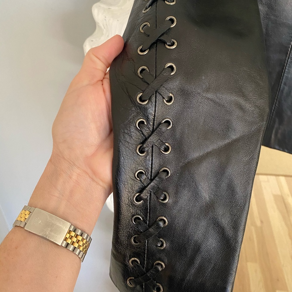 Black Leather Jacket - Picture 3 of 6